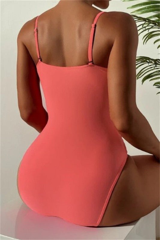 Beach Side Hot Pink One Piece - Prim Clothing Company