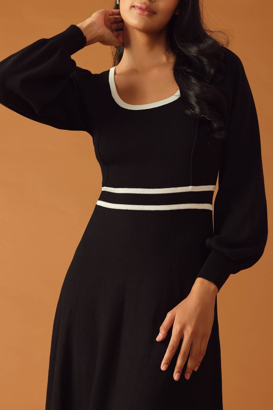 CEDAR LINE ELEGANCE SWEATER MIDI DRESS - Prim Clothing Company
