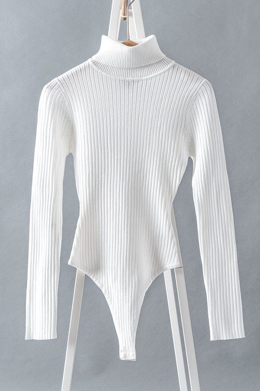 Classic Mock Neck Bodysuit - Prim Clothing Company