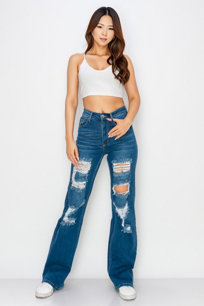 I Love the 90’s Wide Leg Jeans