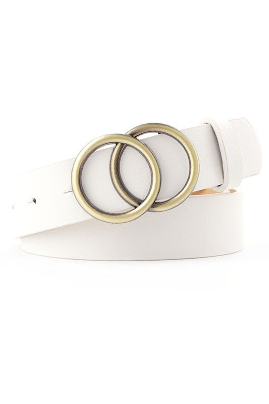 Double Ring Fashion Belt - Prim Clothing Company