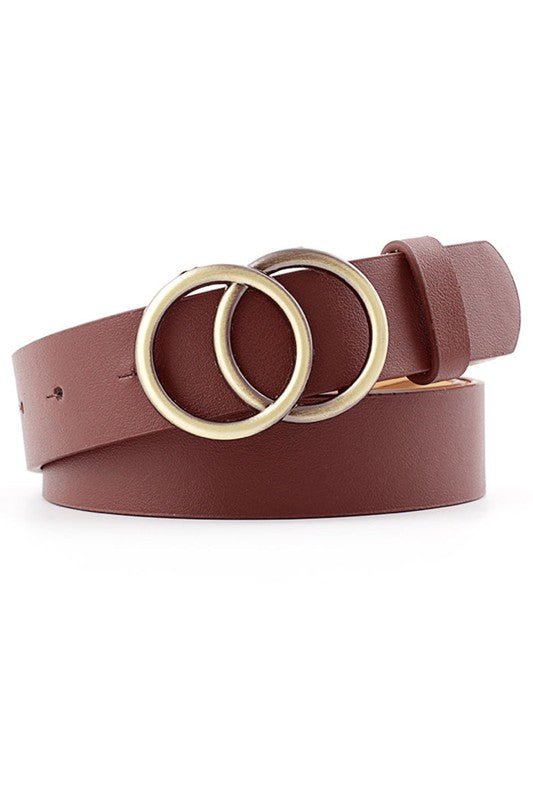 Double Ring Fashion Belt - Prim Clothing Company