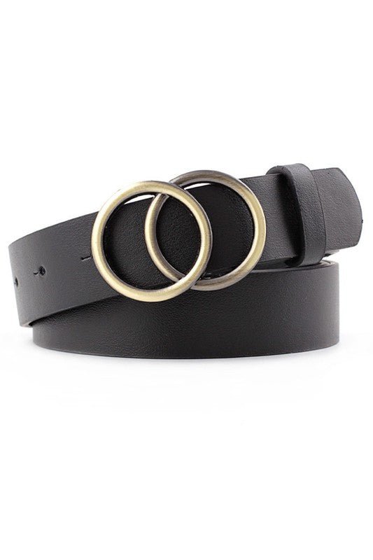 Double Ring Fashion Belt - Prim Clothing Company