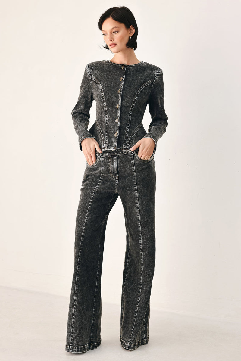 DOWNTOWN EDGE CROSSOVER DENIM PANTS - Prim Clothing Company