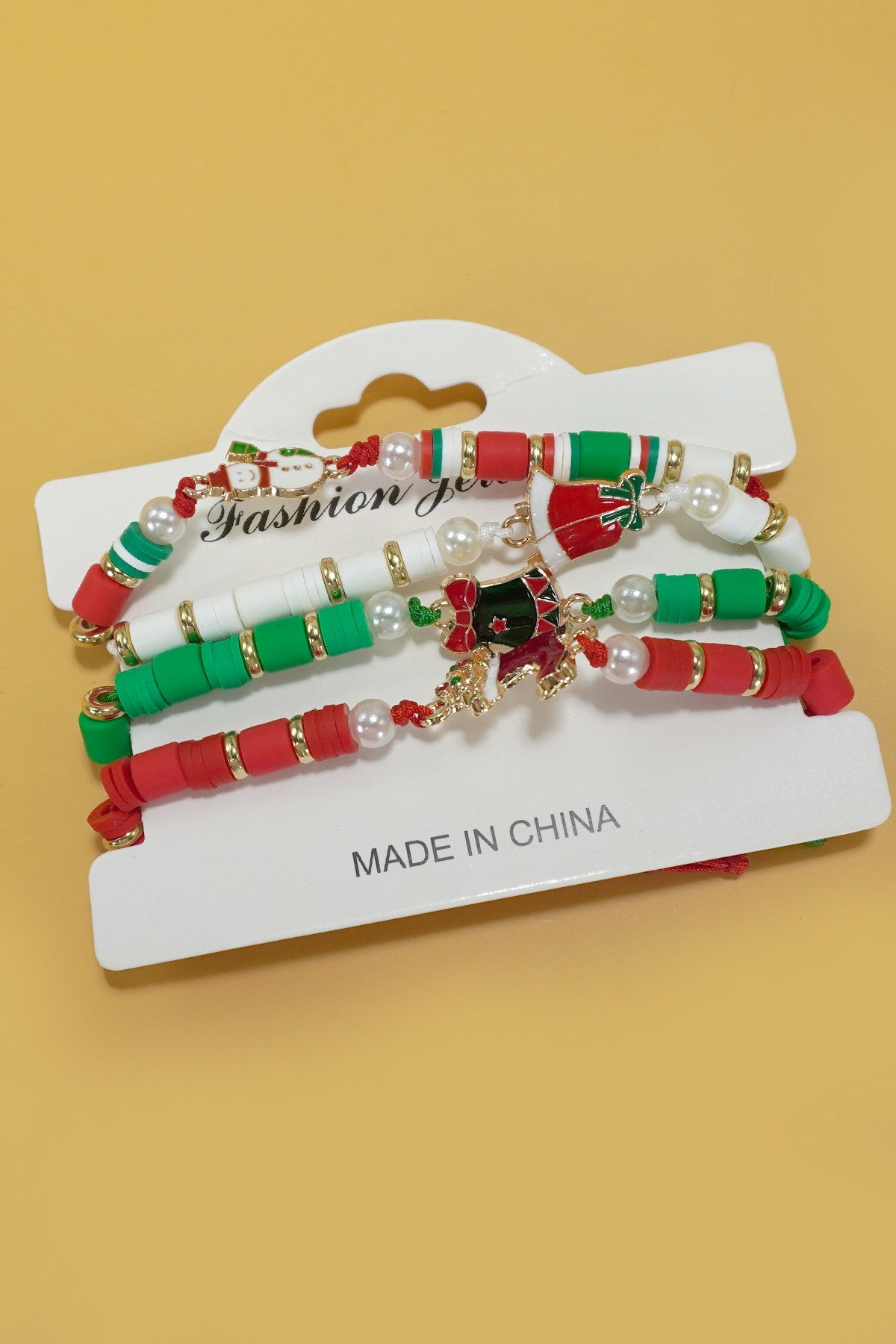 Festive Holiday Charm Bracelet Set - Prim Clothing Company