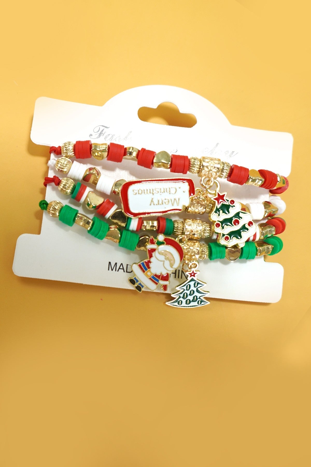 Festive Holiday Charm Bracelet Set - Prim Clothing Company