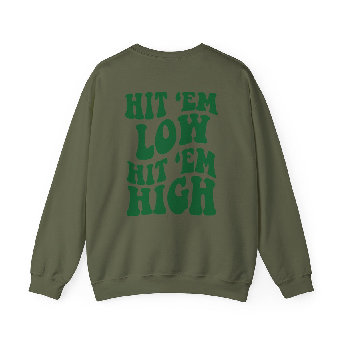 Hit Em Low Hit Em High Pullover - Prim Clothing Company