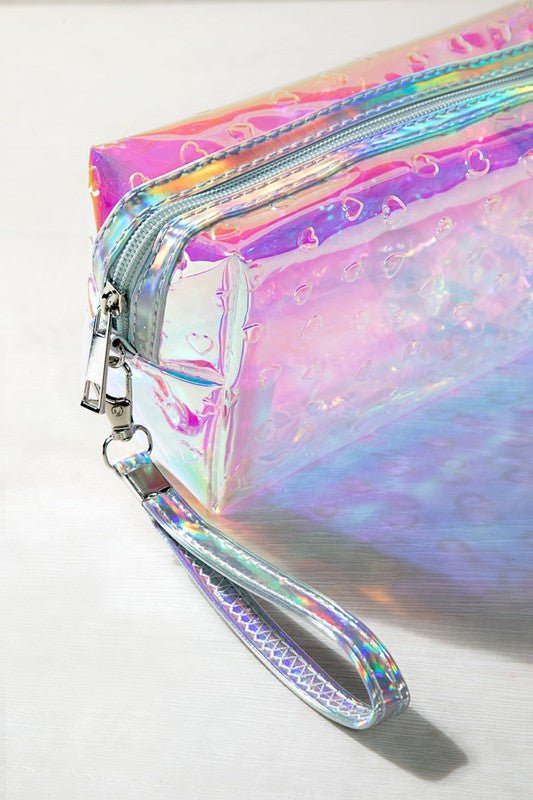 Iridescent Printed Clutch - Prim Clothing Company