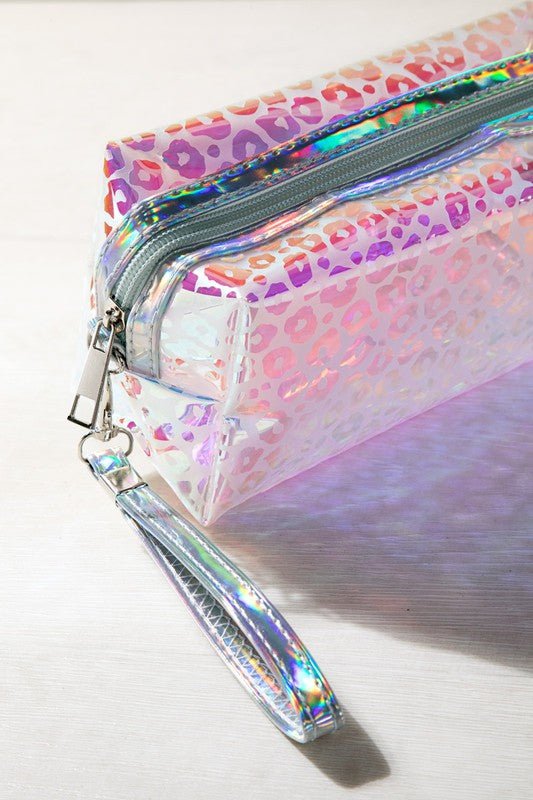 Iridescent Printed Clutch - Prim Clothing Company