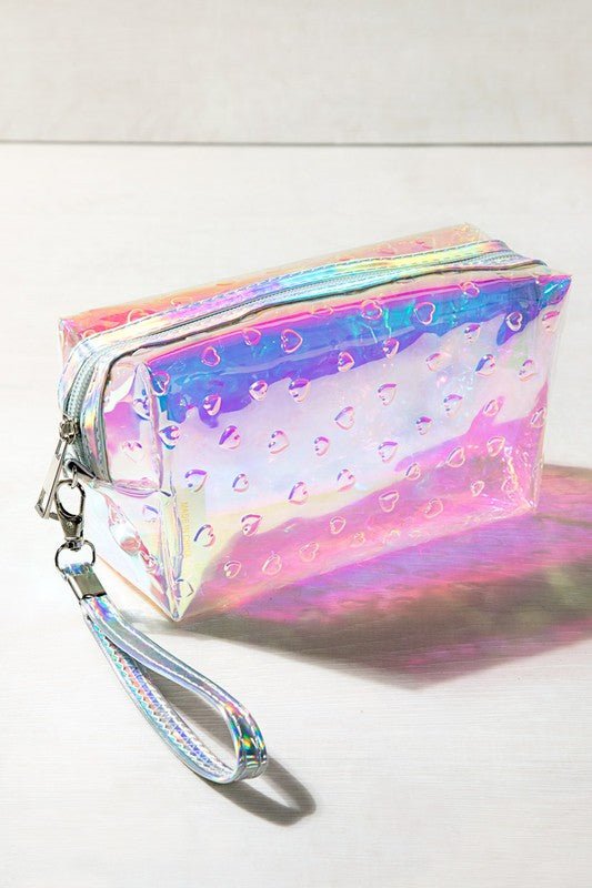 Iridescent Printed Clutch - Prim Clothing Company