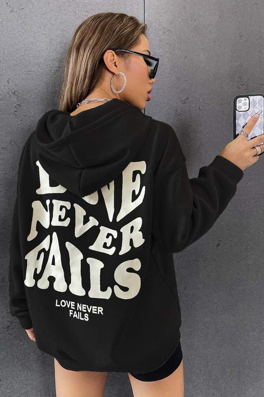 Love Never Fails Hoodie - Prim Clothing Company