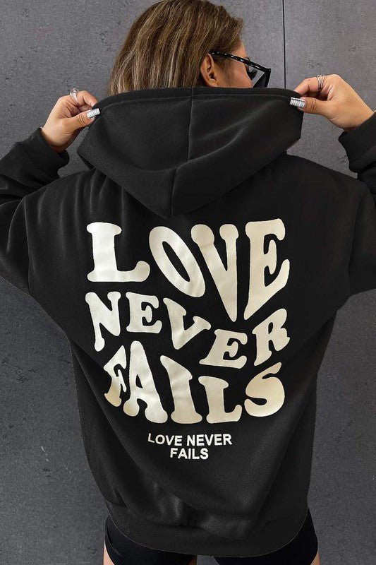 Love Never Fails Hoodie - Prim Clothing Company