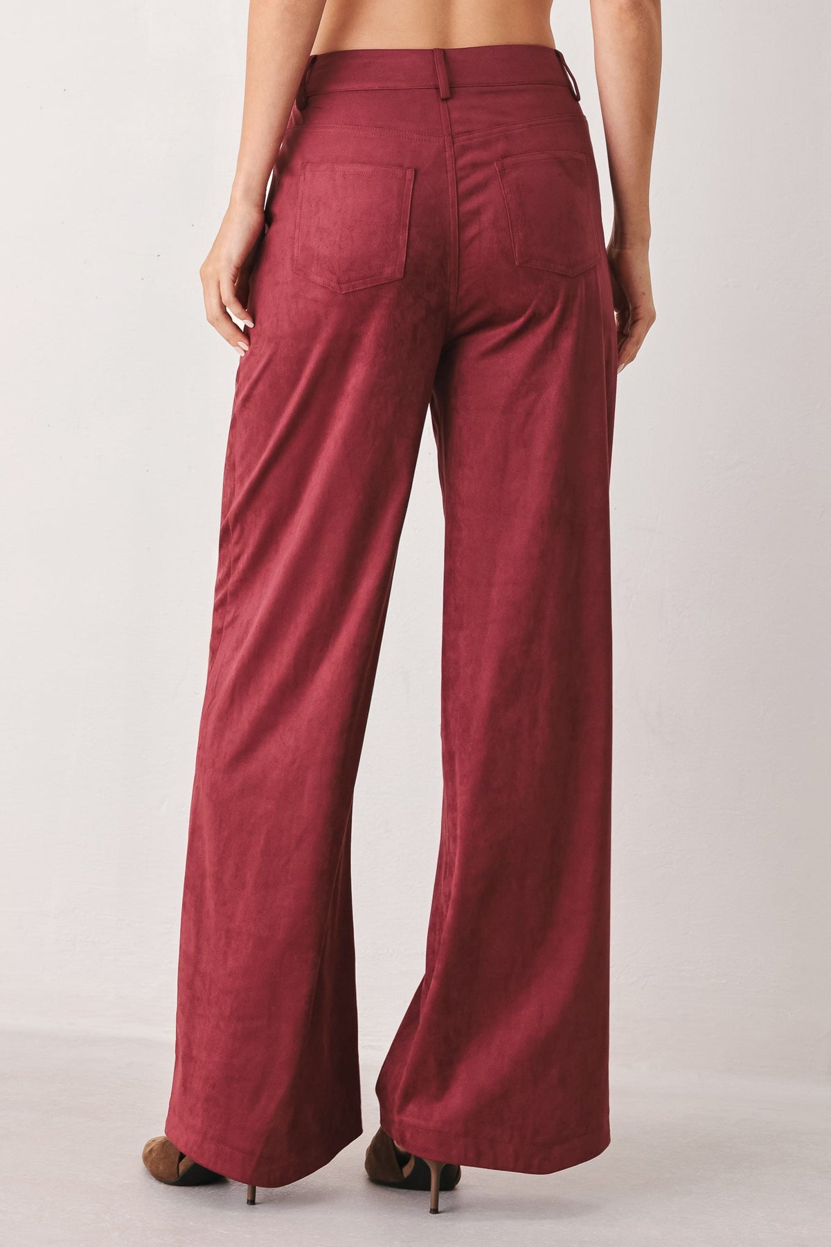 MIDNIGHT MESA STYLE FAUX SUEDE PANTS - Prim Clothing Company