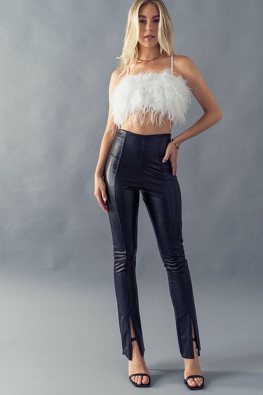 Show Stopper Vegan Leather Legging - Prim Clothing Company