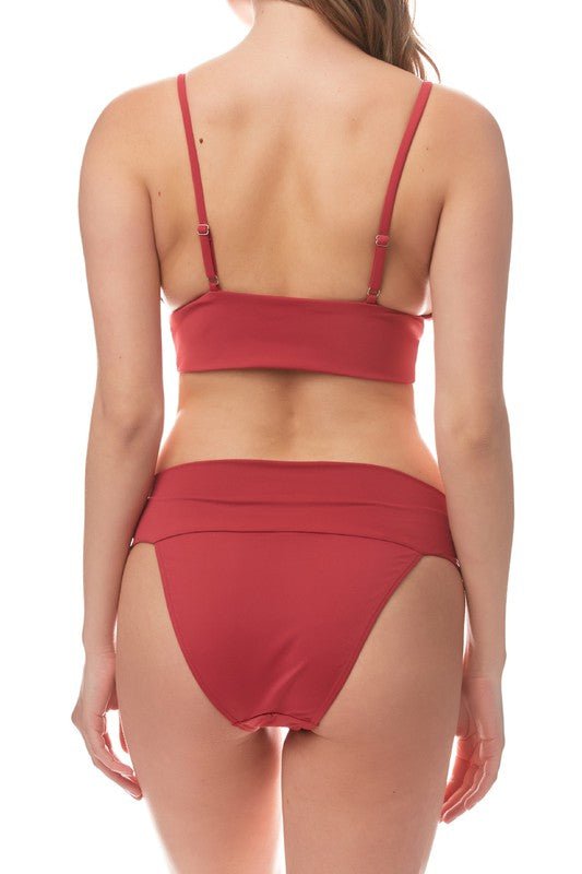 Veronica Cheeky Bottom Bikini - Prim Clothing Company