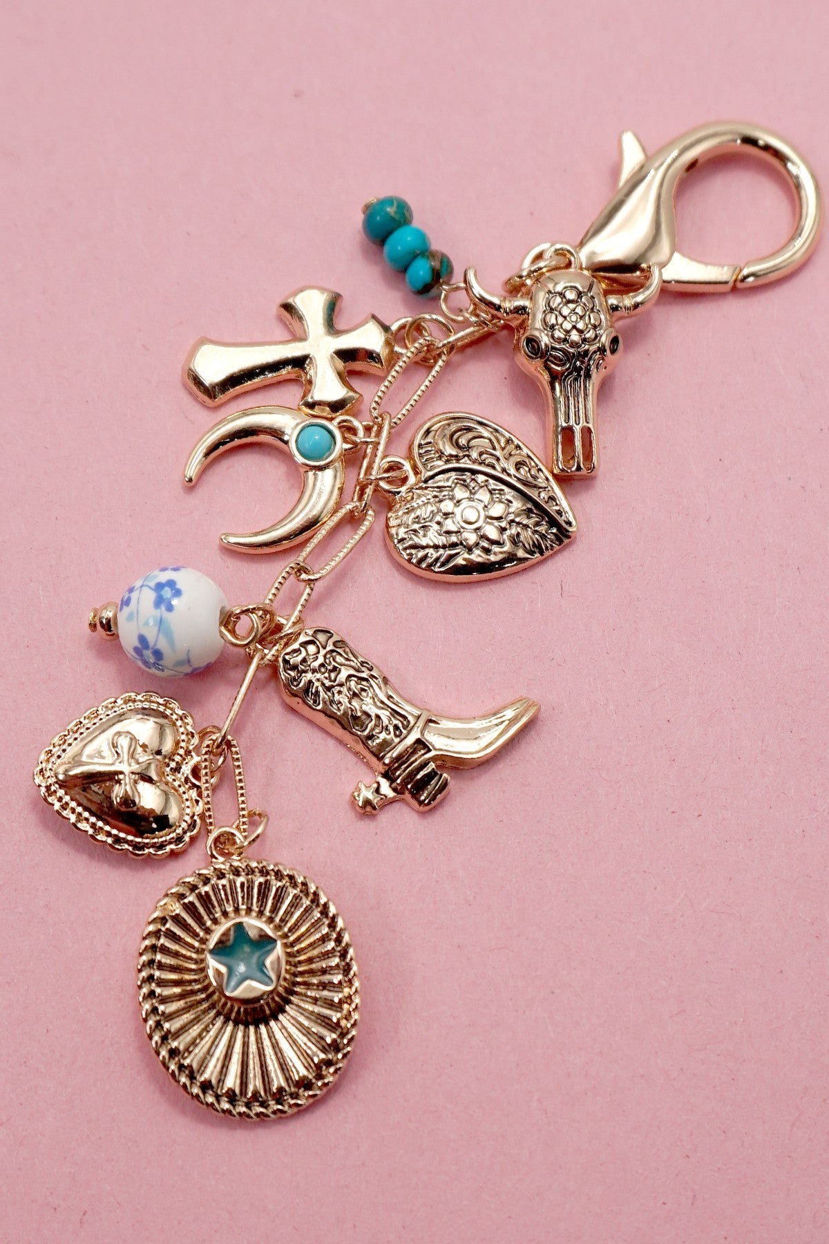 Western Rodeo Bag Charm - Prim Clothing Company