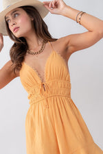 Lacey Backless Romper