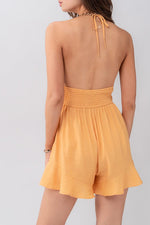 Lacey Backless Romper