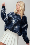 Cosmic Blue Over Sized Sweater
