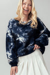 Cosmic Blue Over Sized Sweater